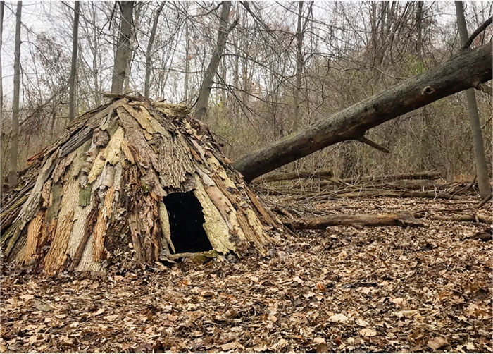 film production birchbark wigwam